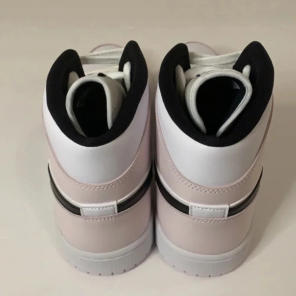Jordan 1 Mid Sneakers Barely Rose Violet - Picture 5 of 8